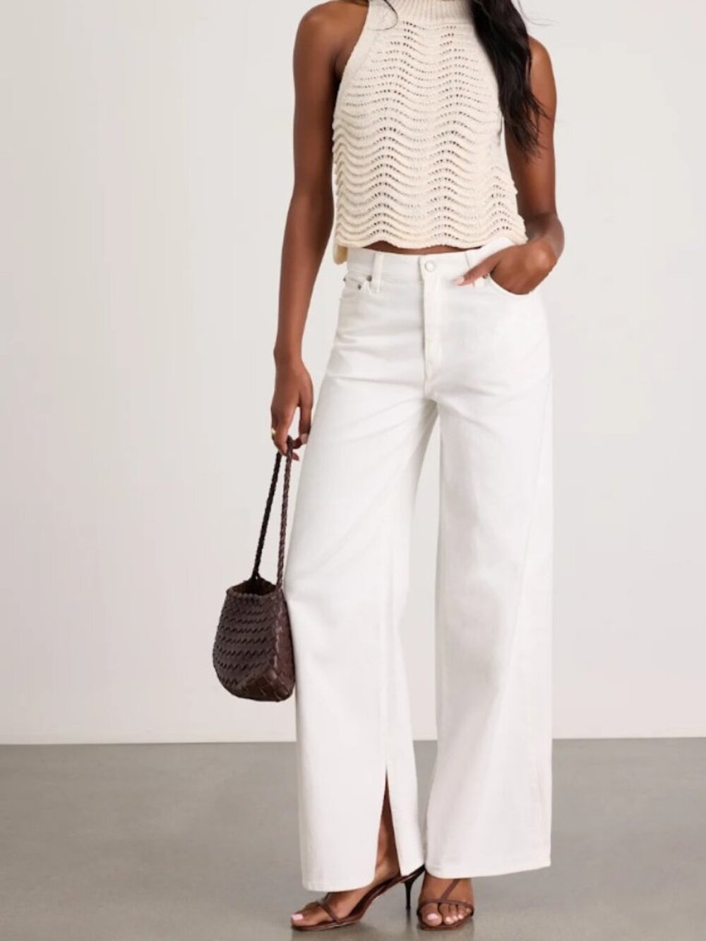 Joe's Jeans High Rise White Denim